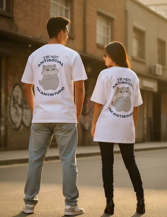 Antistupid Unisex Oversized T-Shirt