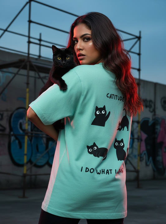 Catitude Unisex Oversized T-Shirt