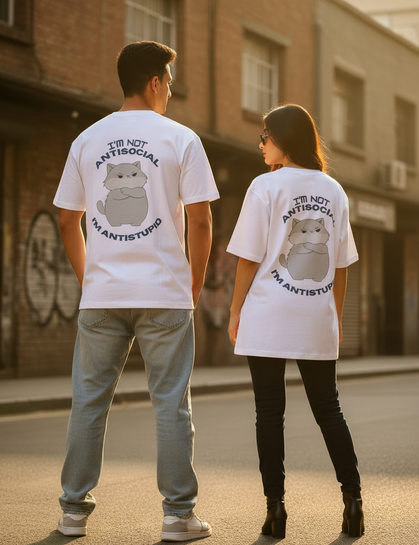 Antistupid Unisex Oversized T-Shirt