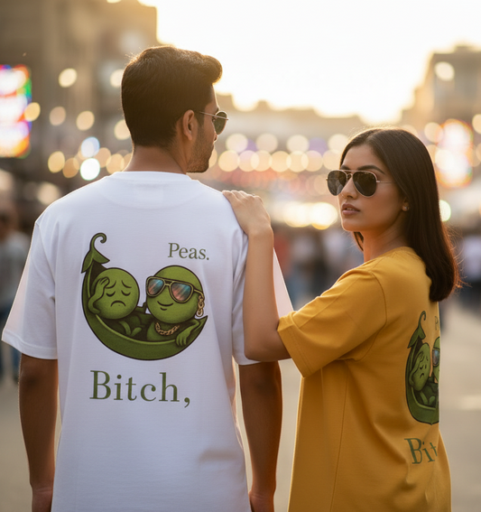 Bitch Peas Unisex Oversized T-Shirt