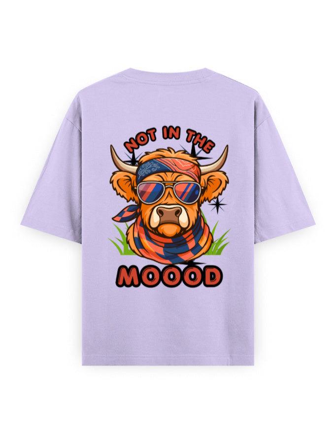 not in the moood humour graphic lavender oversized t-shirt
