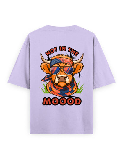 not in the moood humour graphic lavender oversized t-shirt