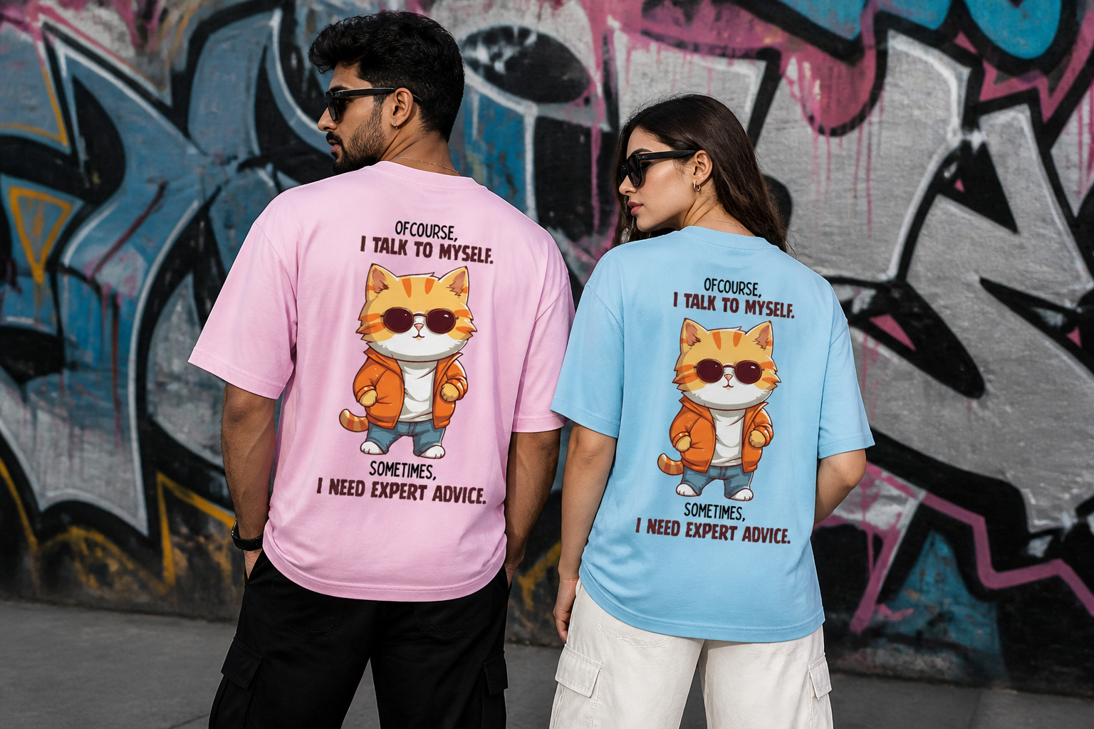 Panda Paws Graphics Oversized T-shirts collection banner