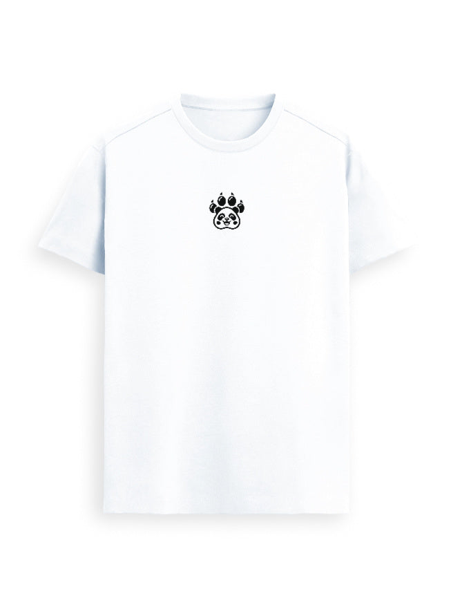 PP Exclusive white center supima cotton t-shirt