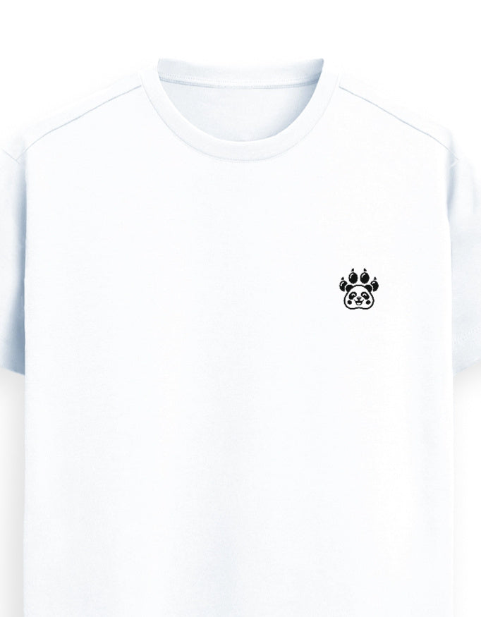 Panda Paws Exclusive White Supima Cotton Tee